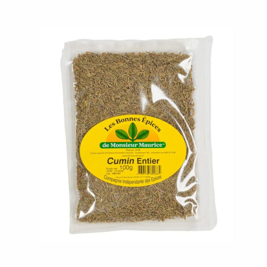 Cumin Entier Les Bonnes Épices de Monsieur Maurice 100g