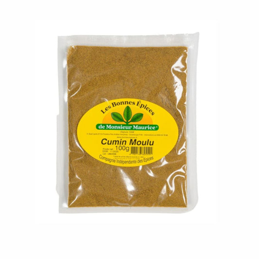 Cumin Moulu Les Bonnes Épices de Monsieur Maurice 100g