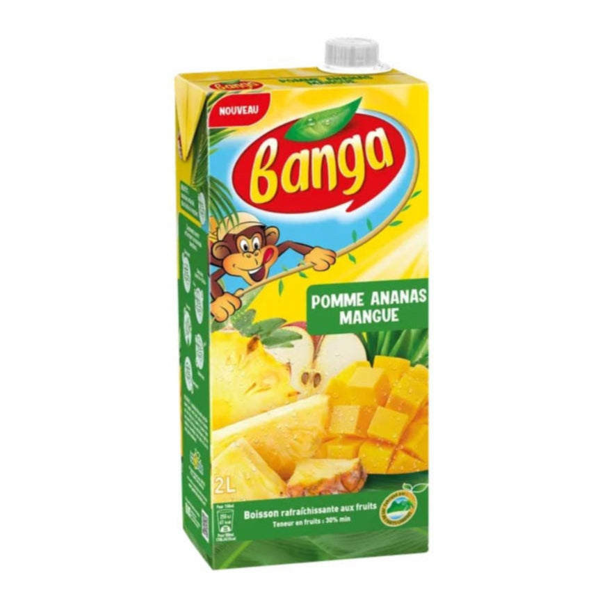Jus Banga Pomme Ananas Mangue 2L